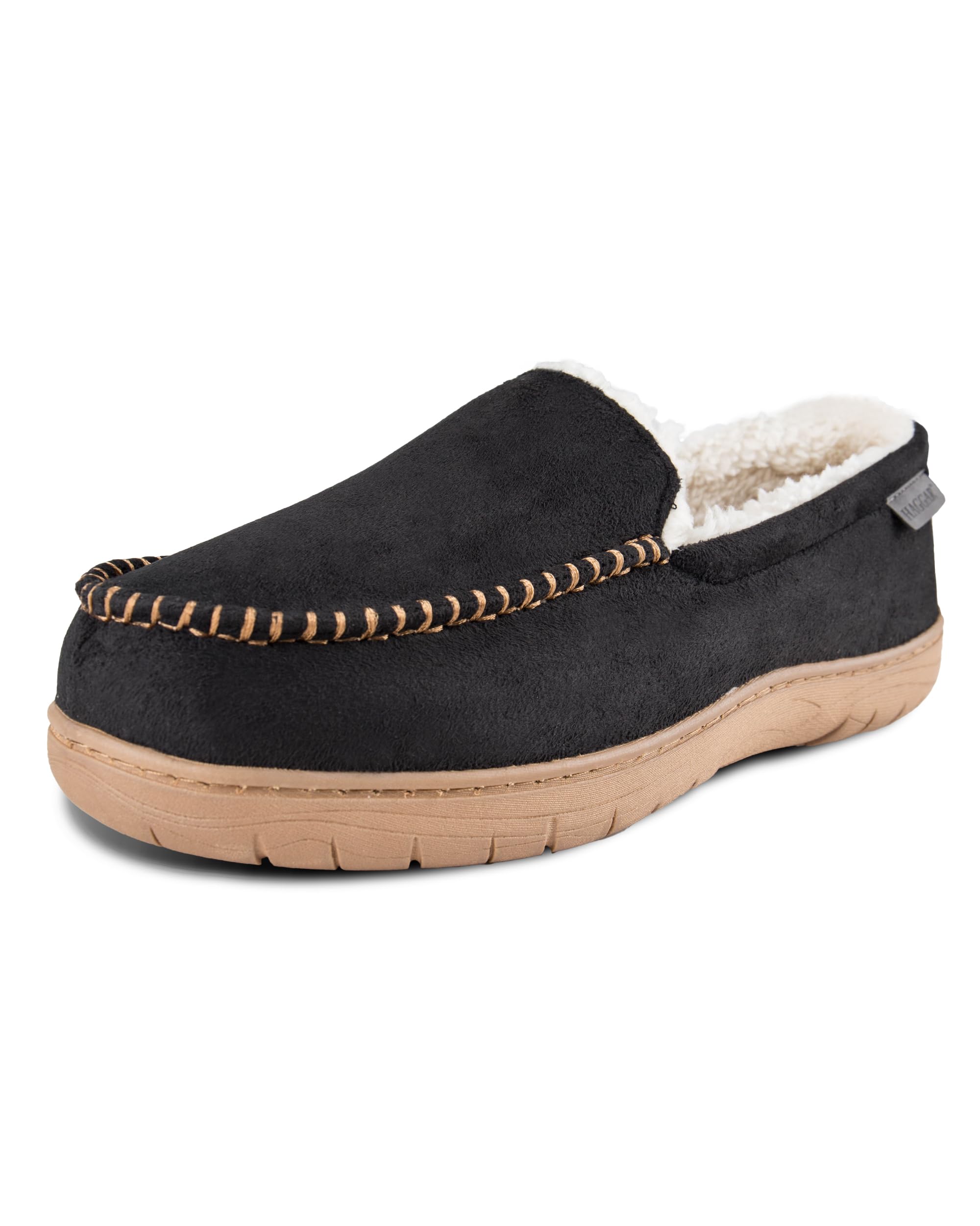 Haggar mens Venetian Slipper Indoor/Outdoor House Shoe With Memory Foam Comfort