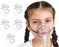 Vista 1 de Máscara de oxígeno alargada, paquete de 5 (pediátrica)