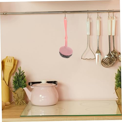 Miniatura 5 de LIFKOME 1 juego de cepillo limpiador de tina, cepillo de limpieza para fregadero, cepillo de limpieza de barbacoa, limpiador de platos, limpieza de