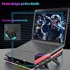 IETS GT500 Powerful Turbo Fan 5000RPM RGB Laptop Cooling Pad Infinite Speed Sealed Foam Fast Cooling Gaming Laptop for 13-17.3 Inch Laptop Cooler with 3-Port USB Hub