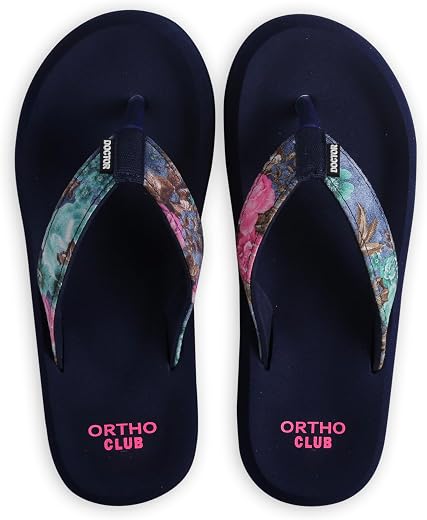 ORTHO CLUB Womens Printed Slipper Exta Soft Extra Comfortable For Daily Use/ortho slipper women