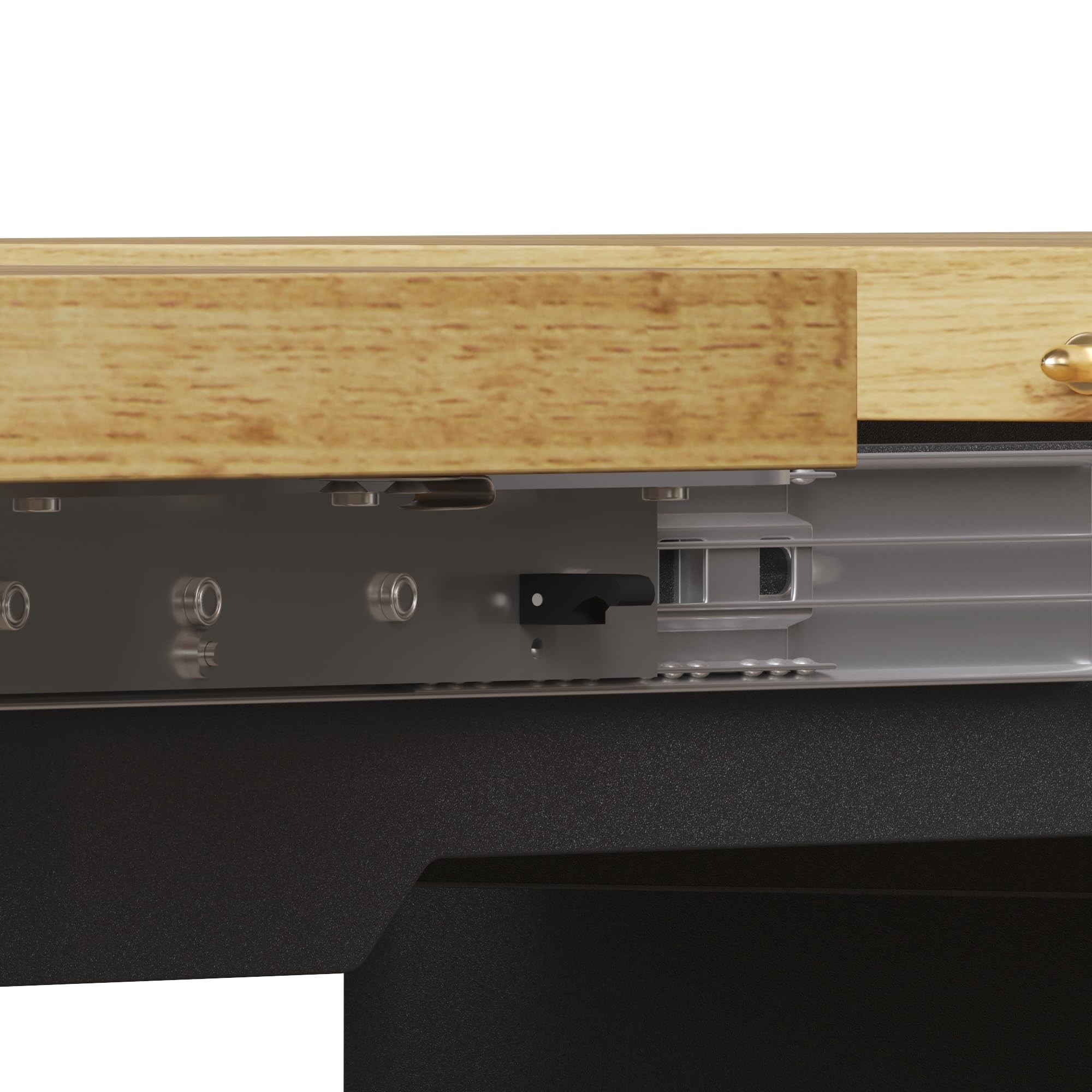 Esstisch Teleskoptisch (120-160×80cm), Tisch mit Regalen, Küchentisch, Ausziehtisch, mit Hilfe innenliegender Einlegeplatten，Ausziehbar, für Küche und Wohnzimmer, Holzfarbener