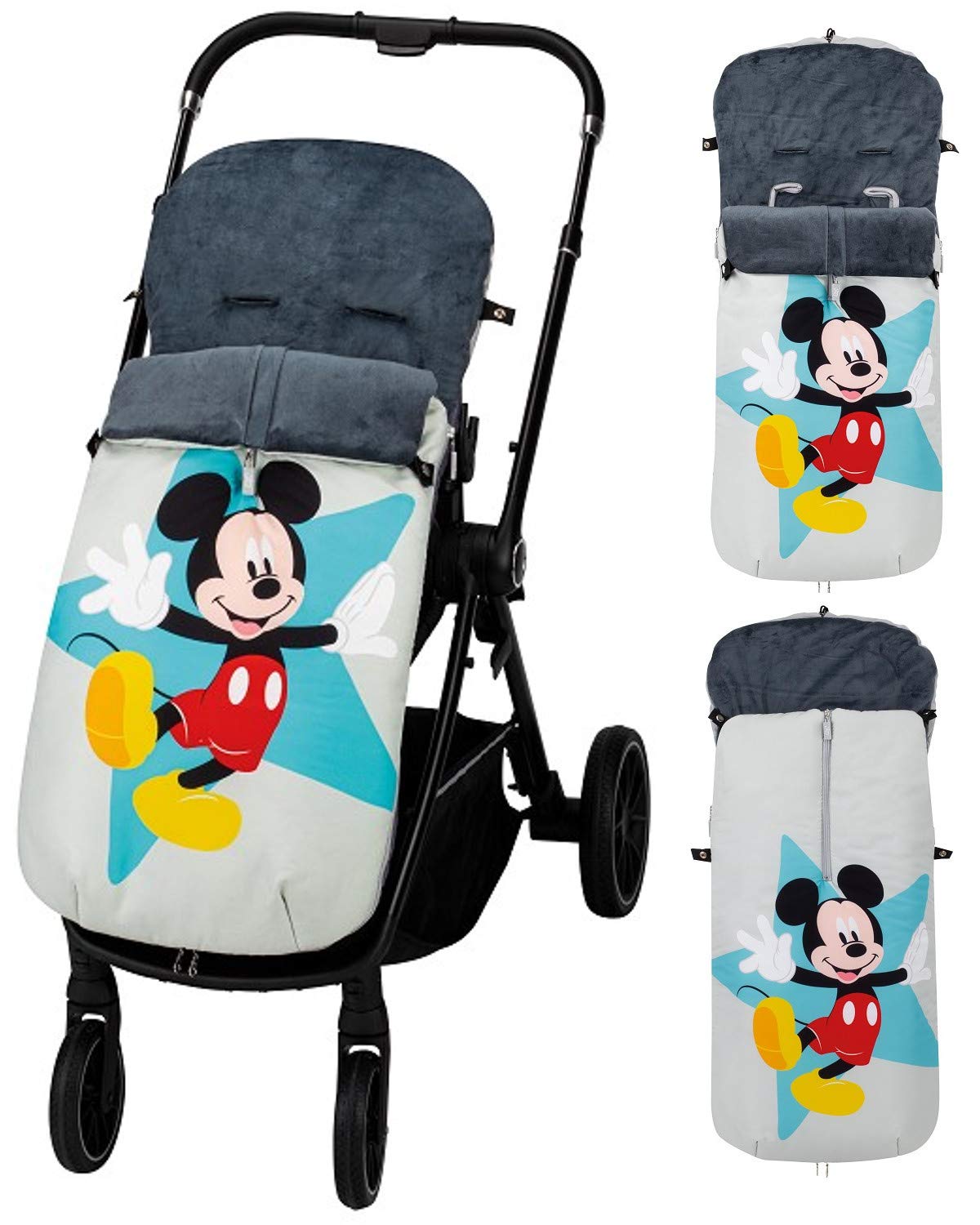 mibebestore - Saco Silla Paseo Universal Polar Modelo 9 Vichy Rosa - Oferta — view 8