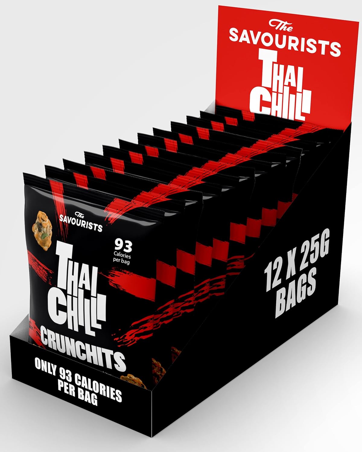 The Savourists Thai Chilli CRUNCHITS Savoury Protein Snacks