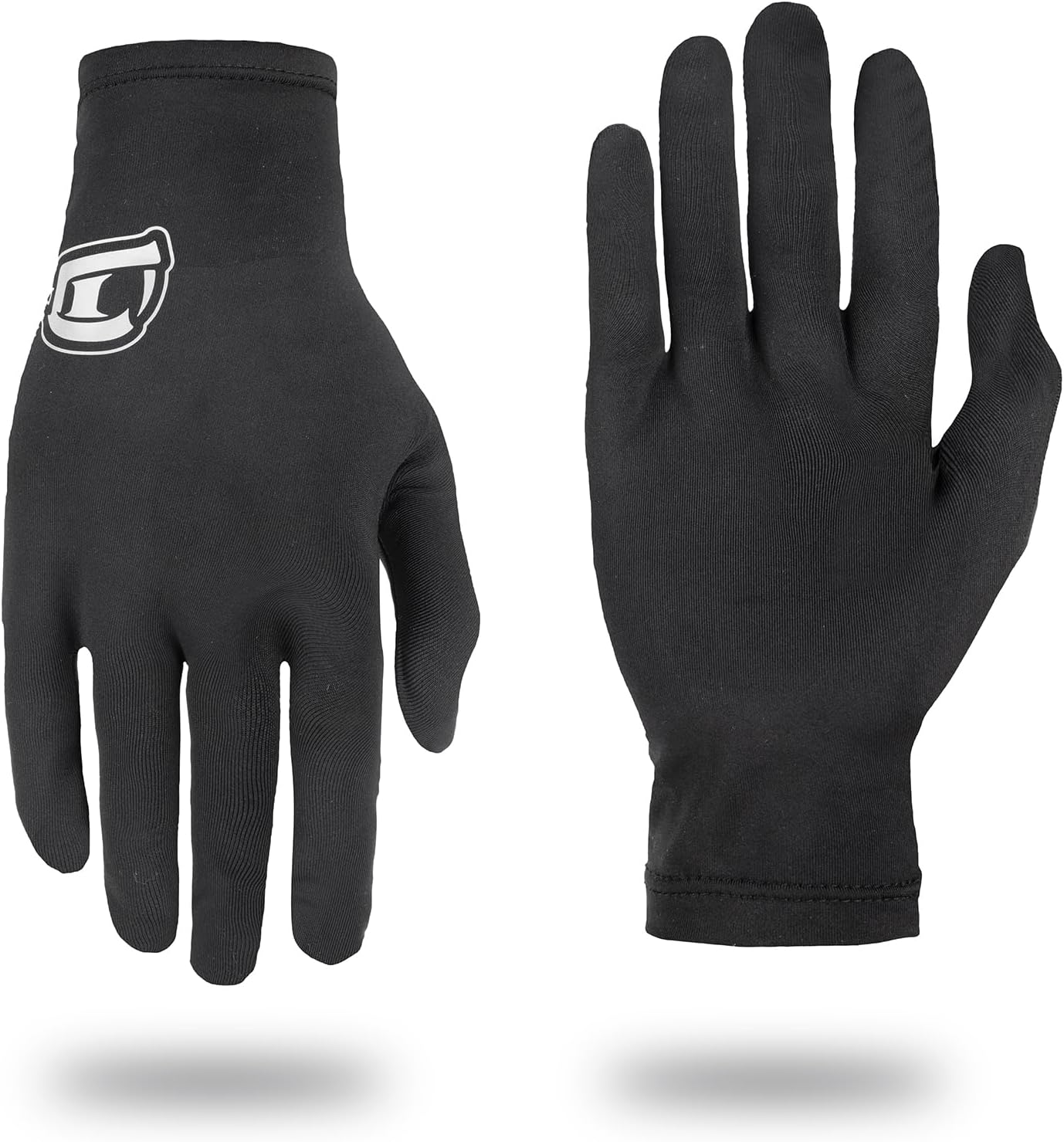 Glove Liners - Lightweight Riding Gloves Liners for Motorcycle,Cycling Hiking,Sporting,Driving,Running,Skiing for Men Women (One Size, Black)