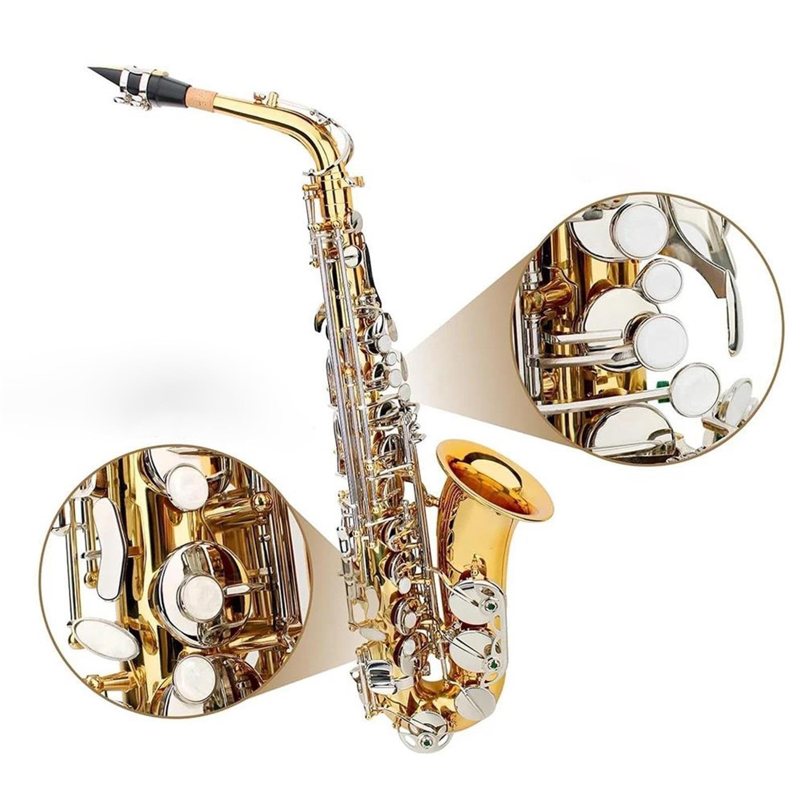 Saxophone Saxophone Alto Mib Adultes Doré Argent