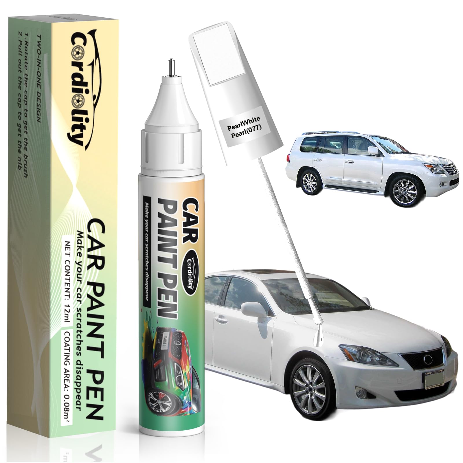 Pilot スーパー　白檀塗り Amazon.com: 077 PearlWhite/Starfire Pearl Touch Up Paint for Lexus