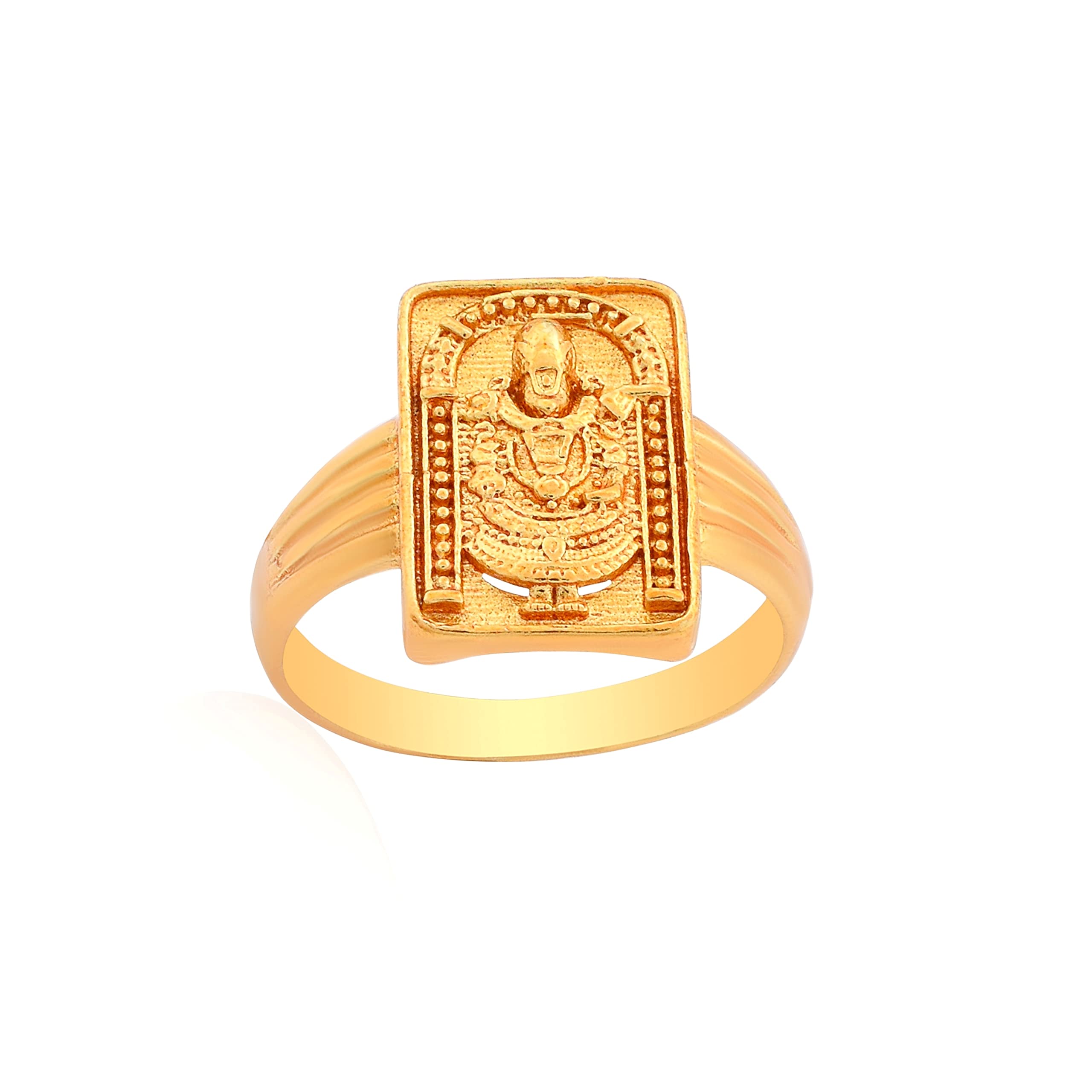 dulci Lord Tirupati Balaji Venkateshwara Gold Plated Brass Hindu Religion God Finger Ring For Men Women Boy and Girls-picture-26