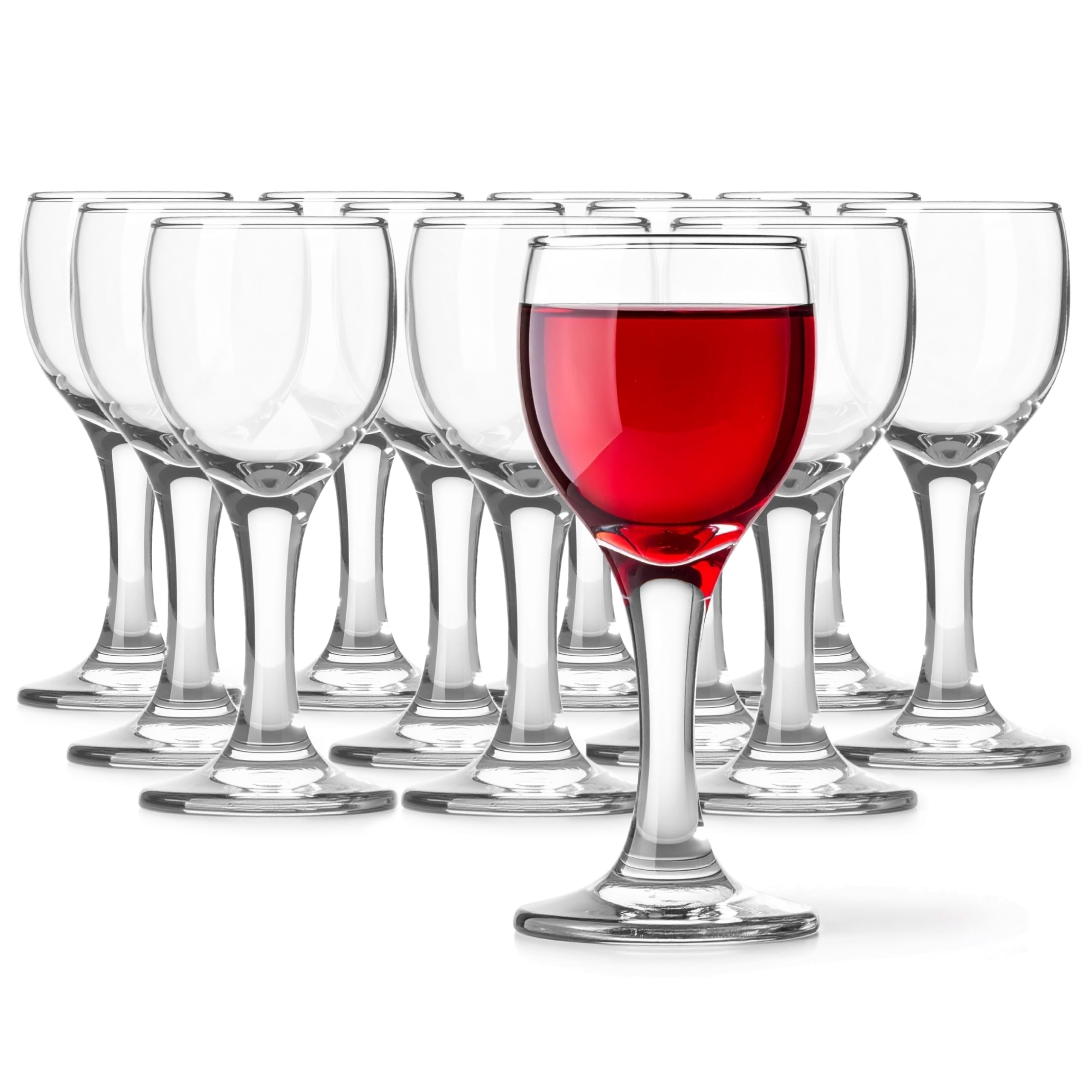 Glasmark KROSNO 1992 Shot Glasses Shot Glasses on Stem Set of 12 55 ml Transparent Dishwasher Safe Transparent
