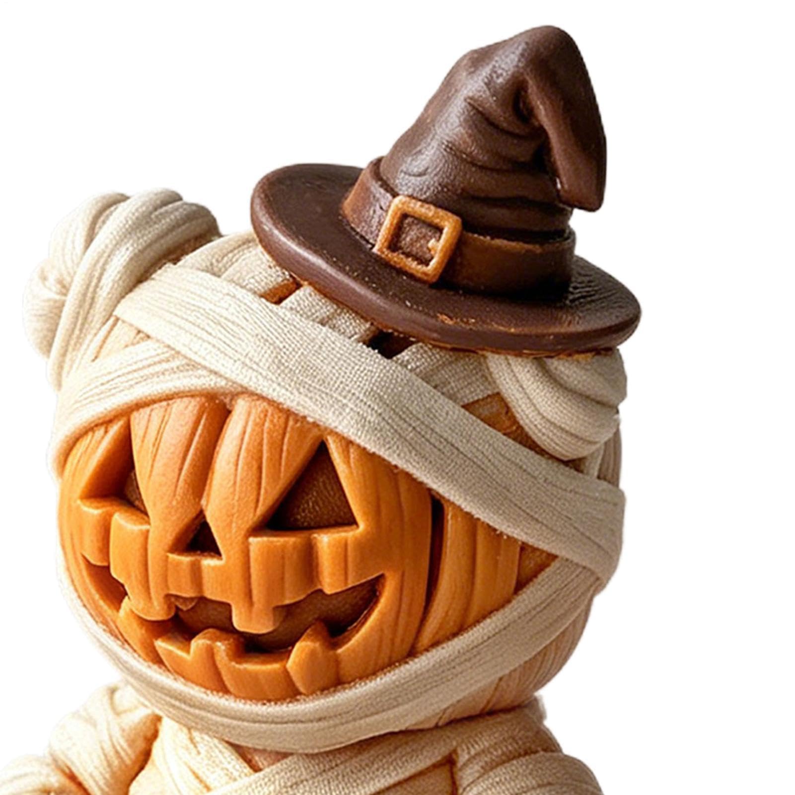 Stampi in silicone per Halloween, facili da rimuovere, a forma di zucca 3D, antiaderenti, ideali per candele, saponi, resina, prodotti da forno, strumento flessibile per la casa e la panetteria
