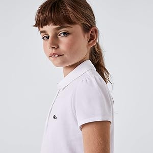 Lacoste Girls Classic Short Sleeve Piqu Polo Shirt