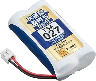ELPA エルパ 子機用 大容量長持ち充電池 TSA-027