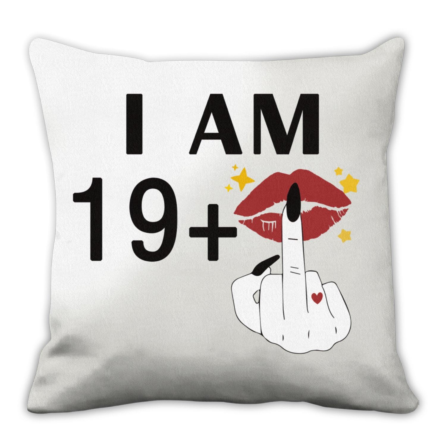 20th Birthday Gifts for Women Cushions Covers 45cm X 45cm Throw Pillow Covers, Girls Birthday Presents Special Daughter Gift Funny Gift for Daughter Women