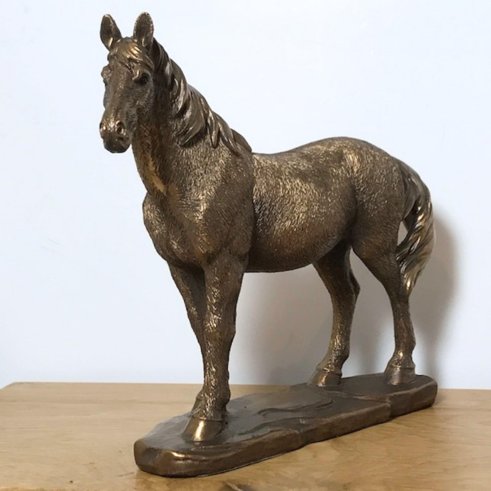 Animal Crackers Bronze Horse figurines from the Leonardo Reflections Bronzed range, in gold gift box (Single Horse)