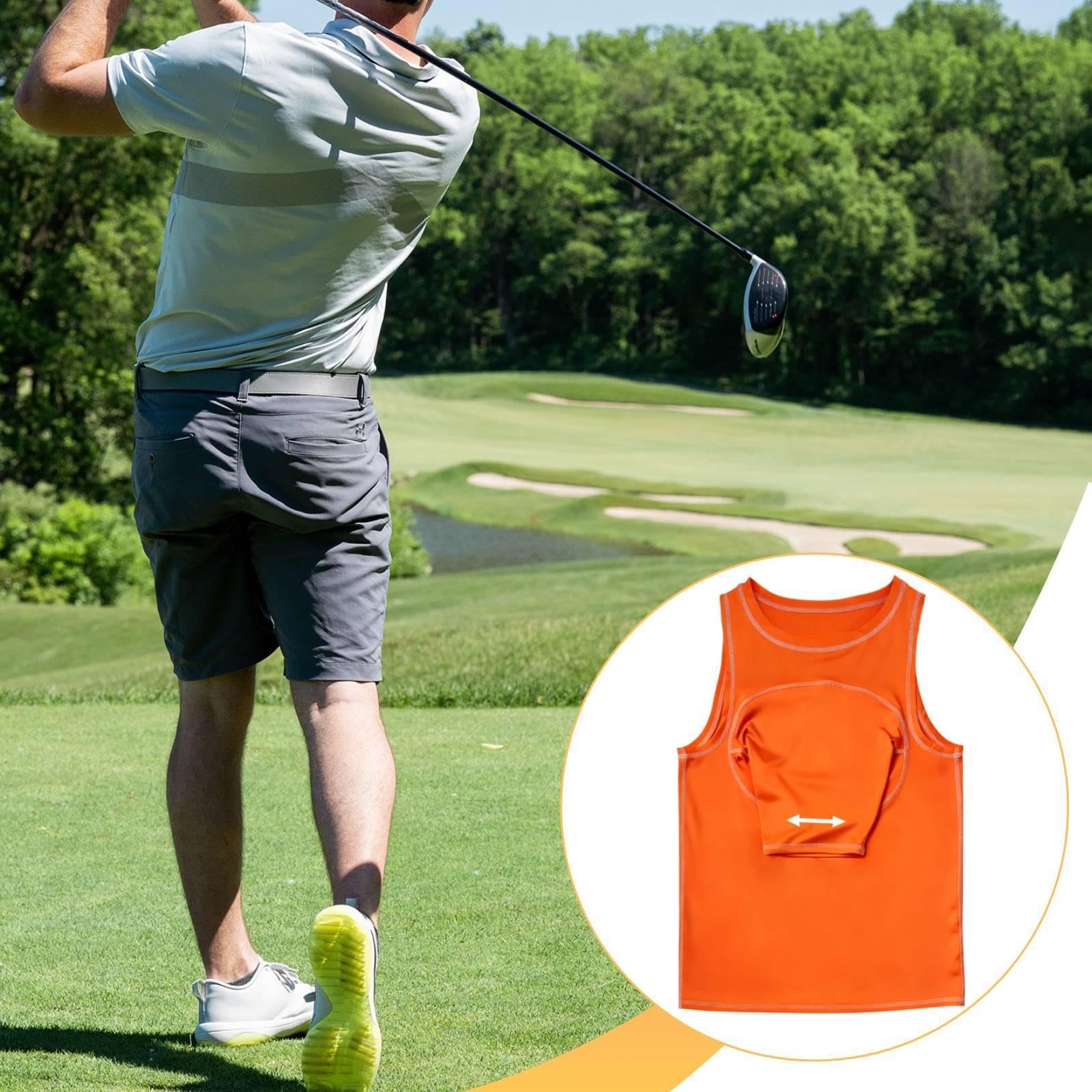 Gilet da Allenamento per Lo Swing da Golf Realizzato in Poliestere Leggero E Traspirante. Supporta La Postura. Adatto a Uomini, Donne E Principianti.