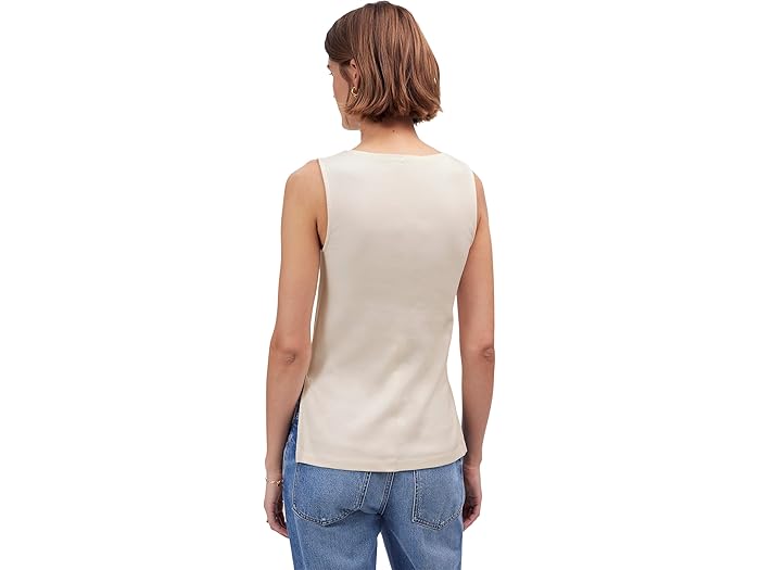Boat Neck Slit Tank