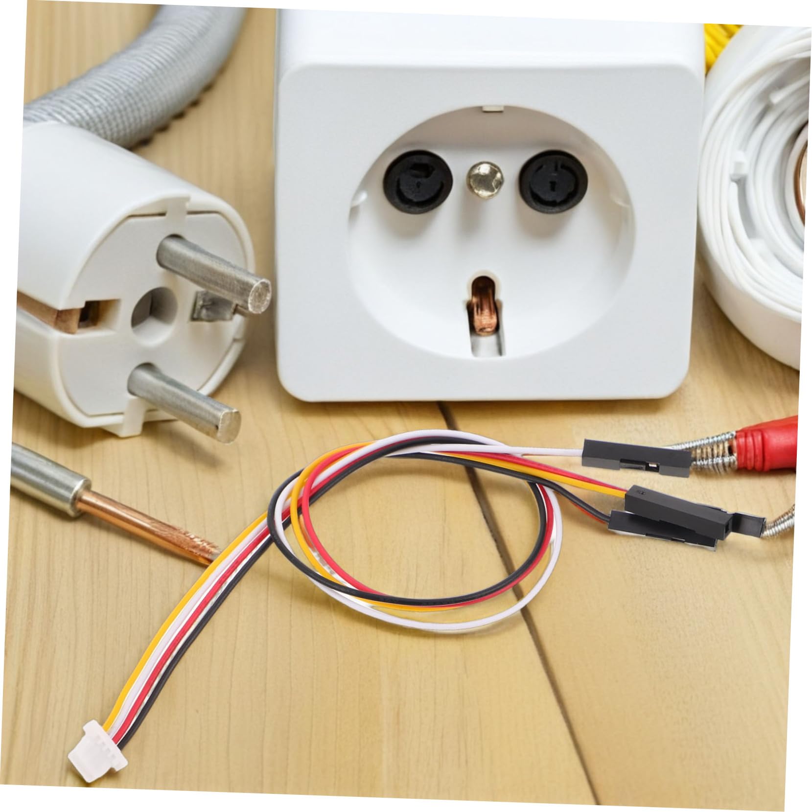 Vaguelly 10 Sztuk Przewód Zaciskowy Do Małych Urządzeń Mikro Kabel Elektryczny Grove 4-Pinowy Przewód Mikroprzewodowe Złącza Mikroprzewodowe 4-Pinowy Kabel Żeński Do
