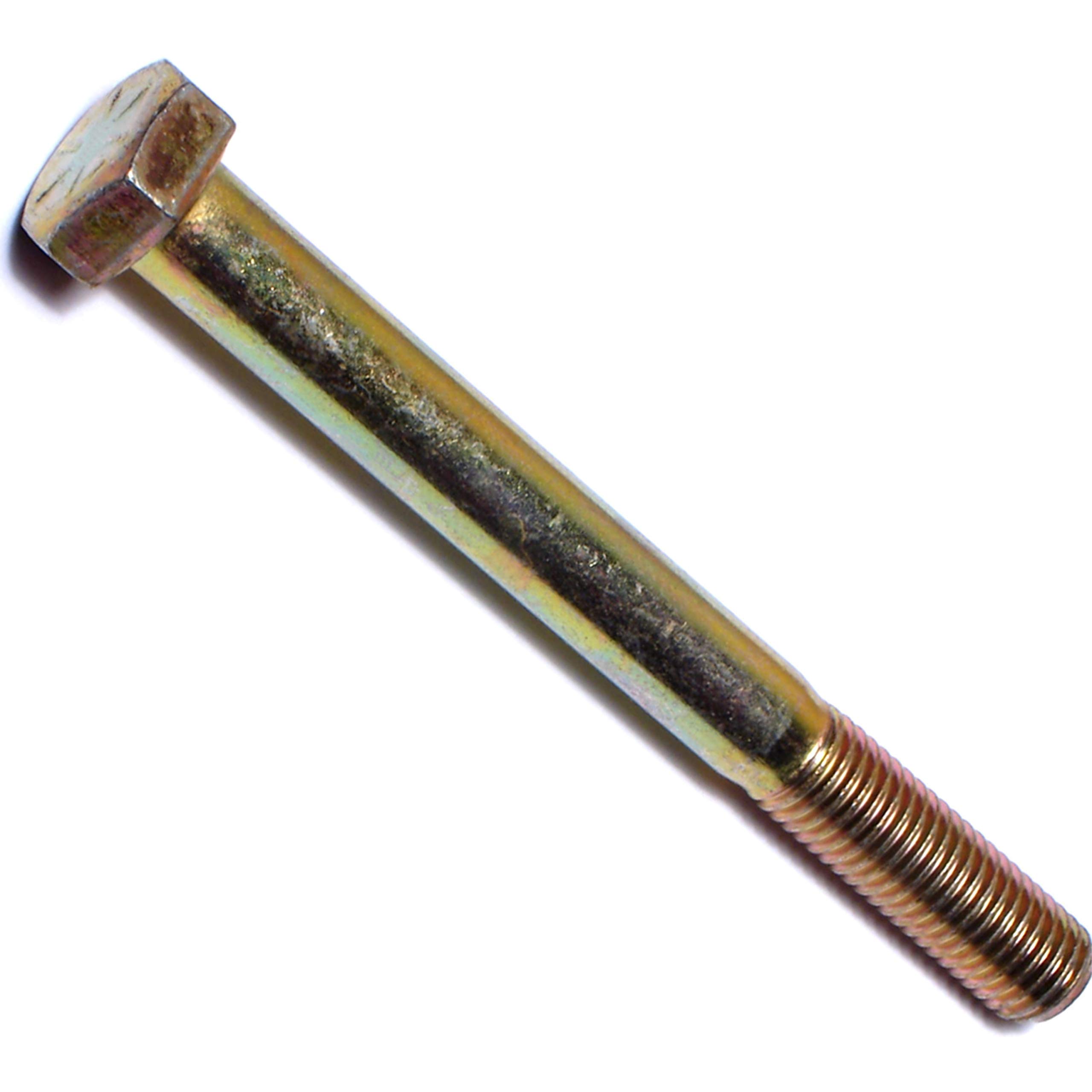 Hard-to-Find Fastener 014973251963 Grade 8 Fine Hex Cap Screws, 5/16-24 x 3, Piece-5,yellow