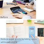 KK-82MS-D Calculatrice scientifique avec 4.4 de pouce LCD Écriture de tablette, affichage en deux lignes, 240 Fonctions pour la maison, l'école et le bureau