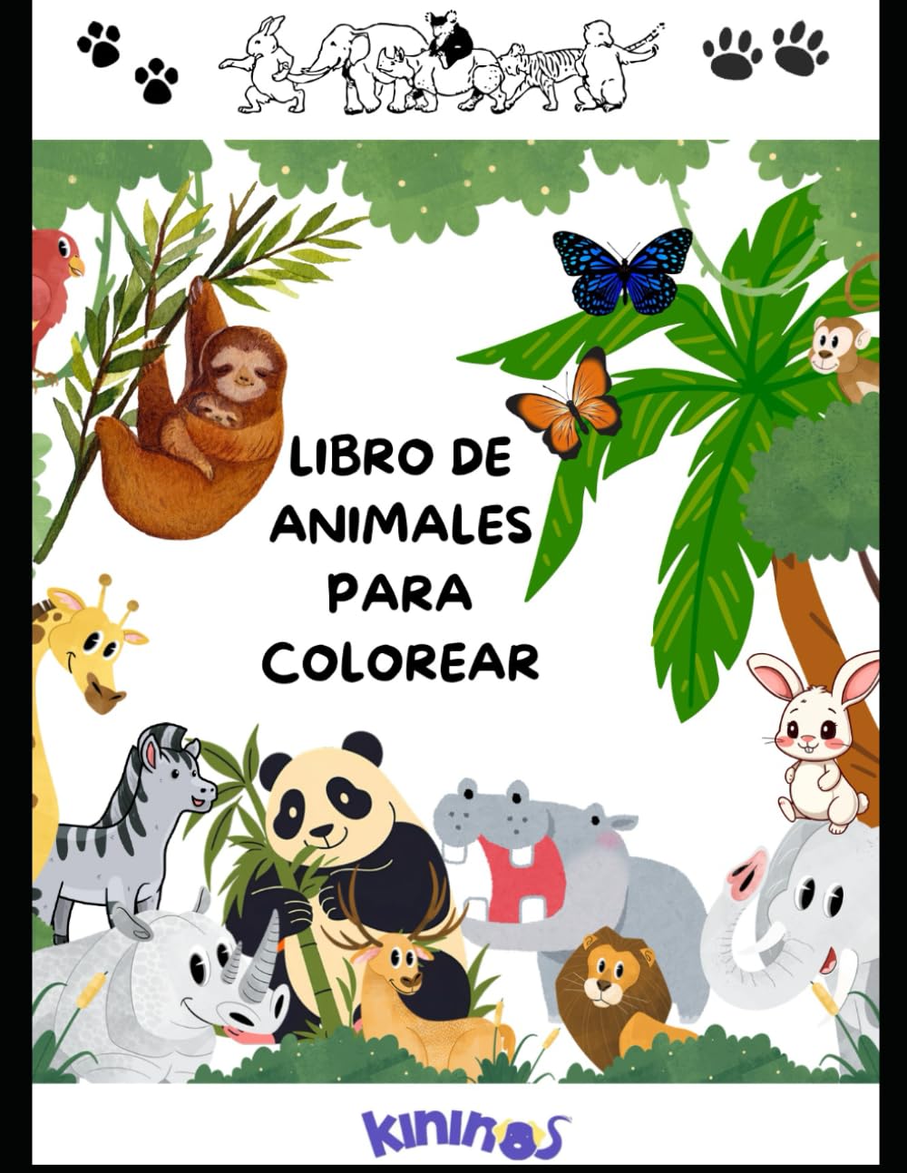 Libro de animales para colorear