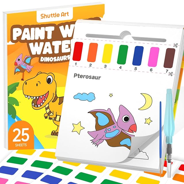Shuttle Art Pintura con Libros de Agua para Niños Pequeños