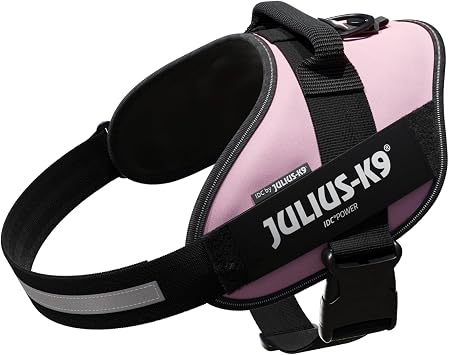 JULIUS-K9 IDC Powerharness, XL, no pull dog harness, Pink