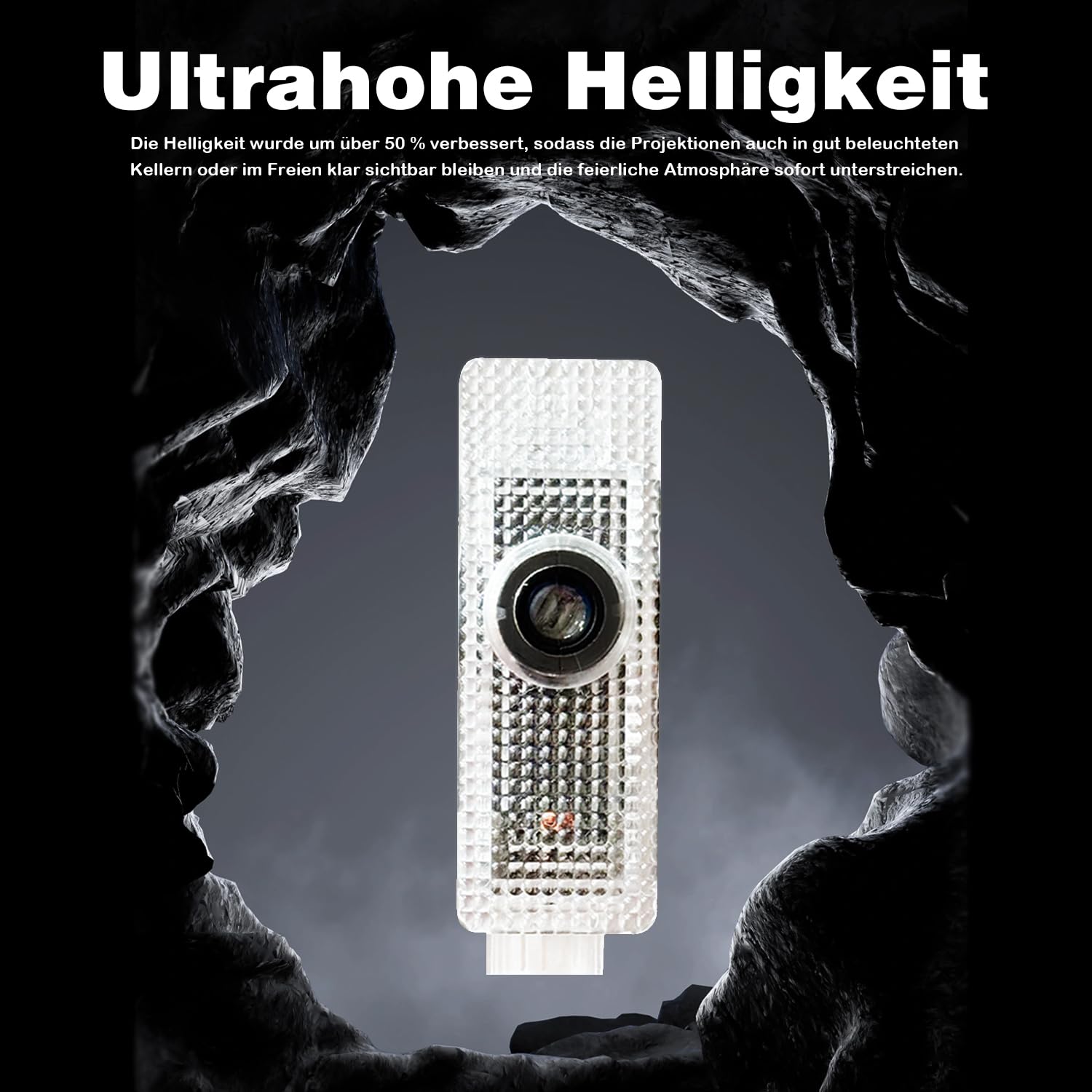 2026 ERSDGG 2 Pcs Car Door Light Welcome Light 4K Glass Lens Ghost Shadow Lamp Puddle Lights Compatible with M 1/2/3/4/5/6/7/X1/X2/X3/X4/X5/X6/X7/Z/GT - 4