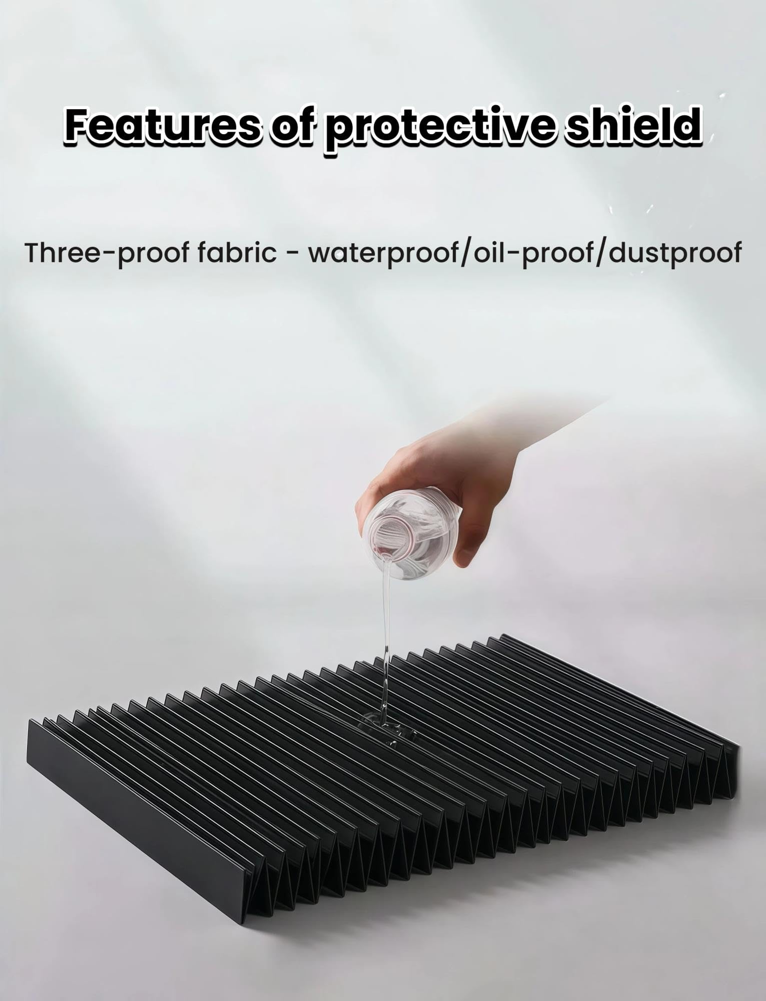Flexible Accordion Bellows Cover, Cubierta Fuelle para Fresadora CNC