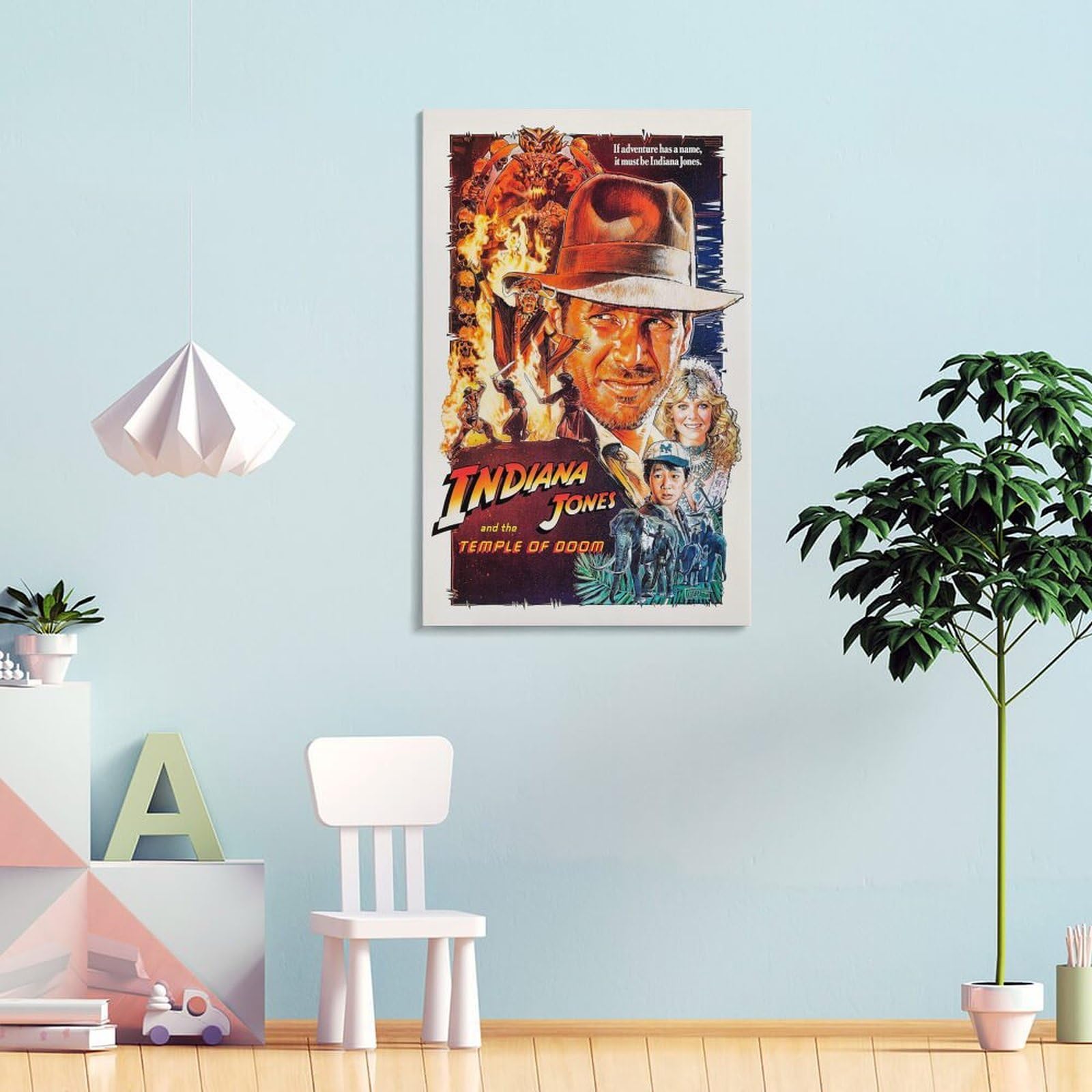 Amazon.co.jp: 映画ポスター 海外版 インディ・ジョーンズ魔宮の伝説