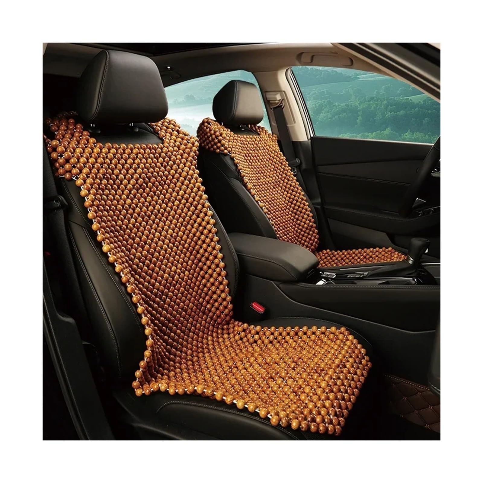 Coprisedile Per Auto Con Perline Di Legno Fatte A Mano: Massaggiatore - Italia - Foto 8