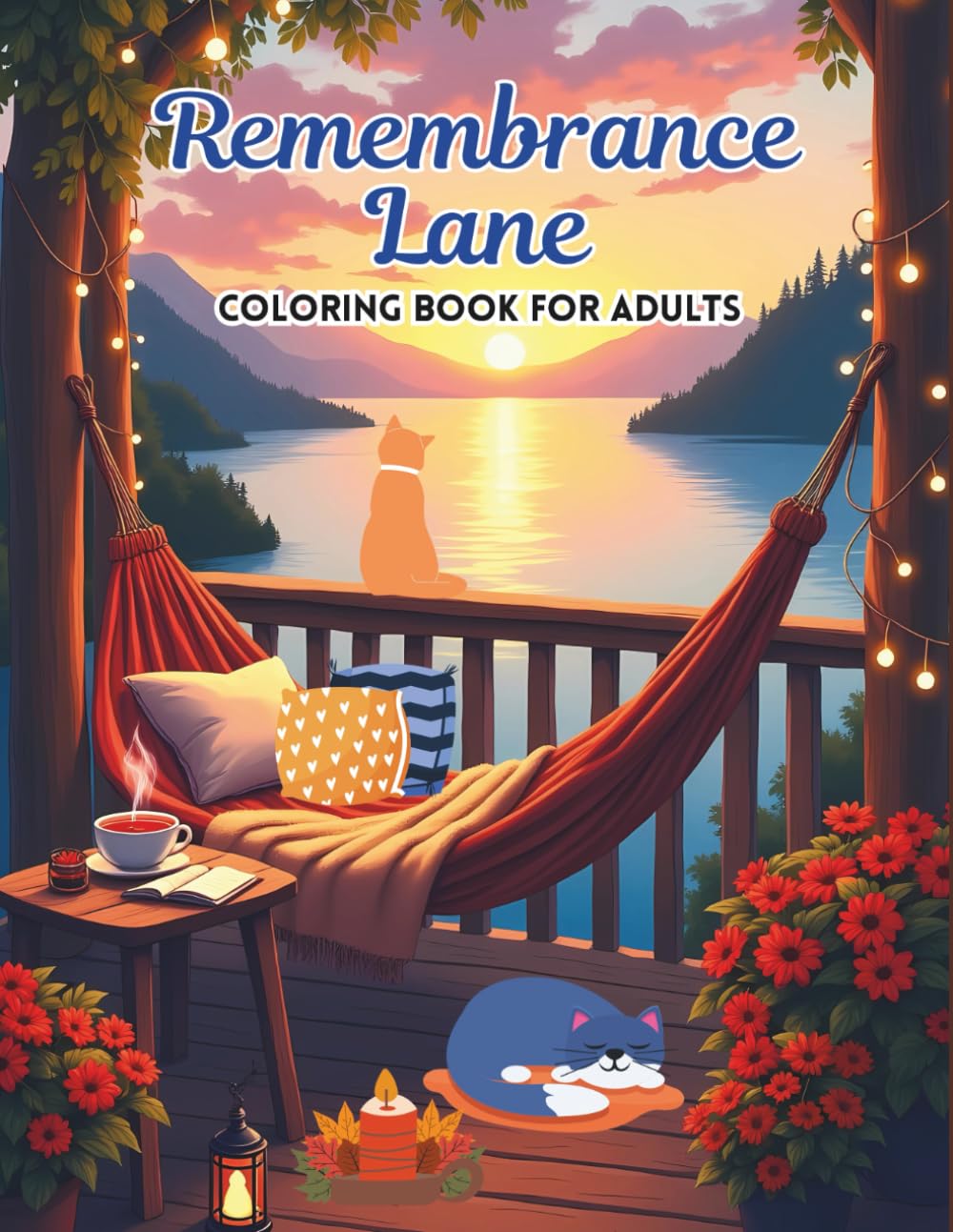 Remembrance Lane Coloring Book for Adults: Soothing and Simple Coloring Pages to Support Memory, Calm and Joy in Dementia and Alzheimer's Care