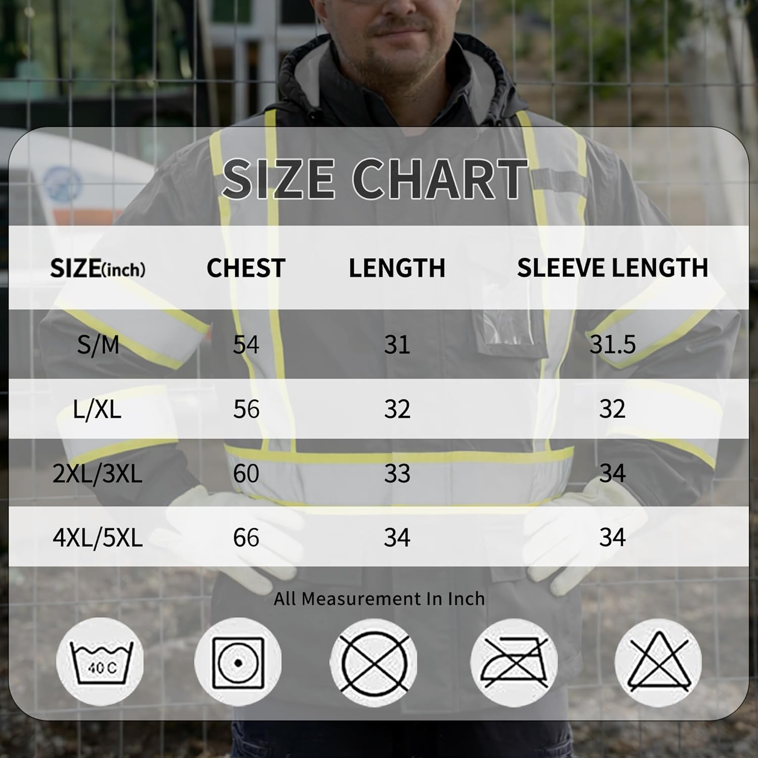 FATONE Hi Vis Rain Jacket for Men Lightweight Reflective Safety Rain Gear Waterproof with Hood, Class 3 Work Raincoat ANSI/ISEA Tested Black 2XL/3XL