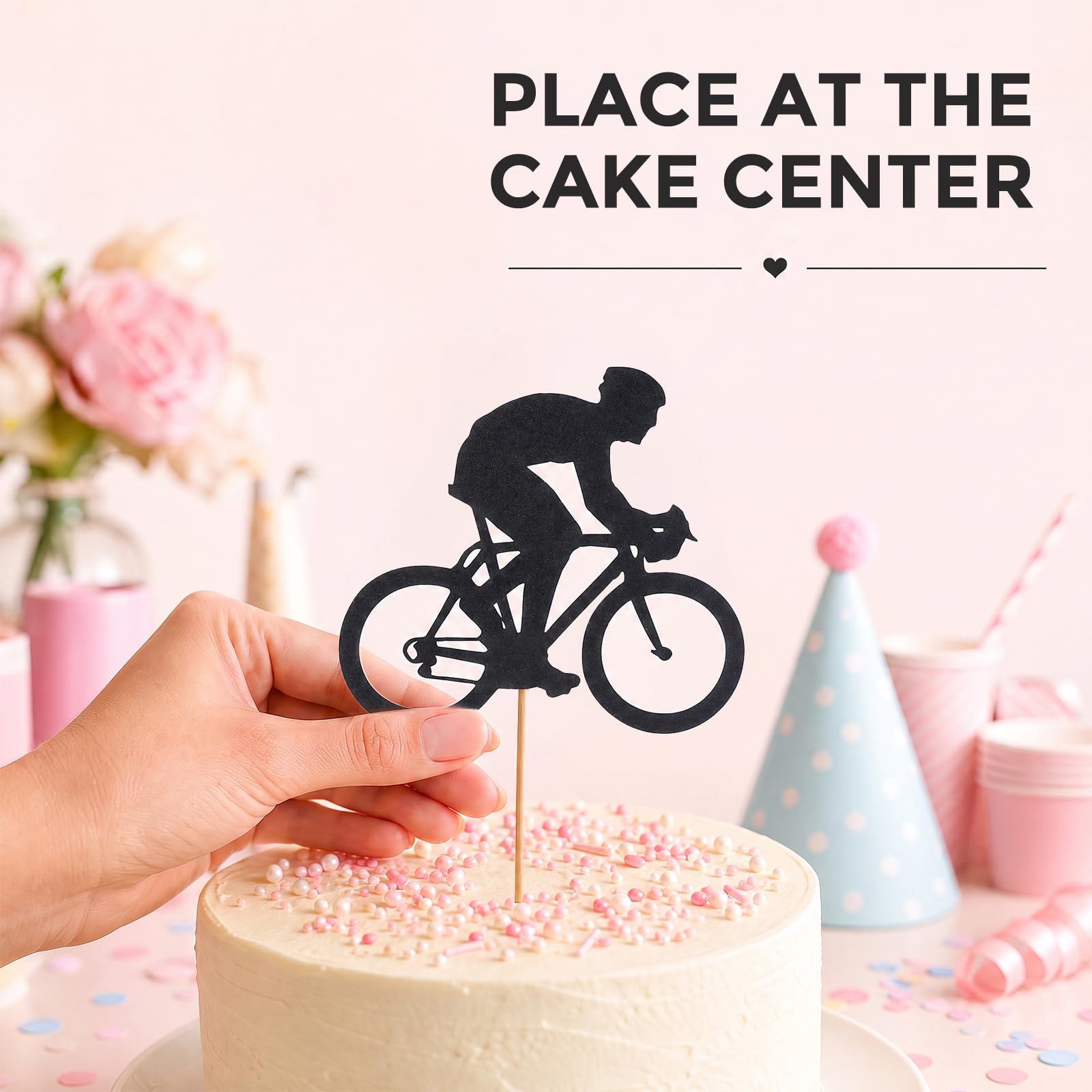 mountainbike kuchen Tortenaufsatz mit Fahrrad-Motiv, schwarzer Glitzer, Fahrraddose, DIY-Kombination, Geburtstagskuchenaufsatz, Mountainbike-Sport-Motto-Party-Dekorationen Spielzeug phone holder KJUS Men's Leather Gloves Farbe:Cord - olive