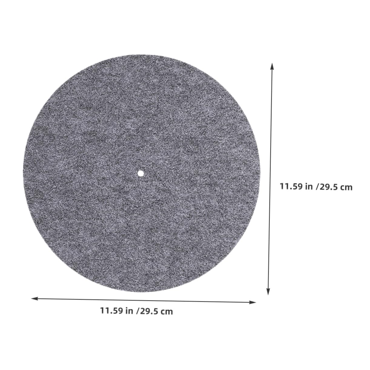 Garneck Noise Reduction Turntable Mat Felt Record Pad for Universal Player Vinyl Records