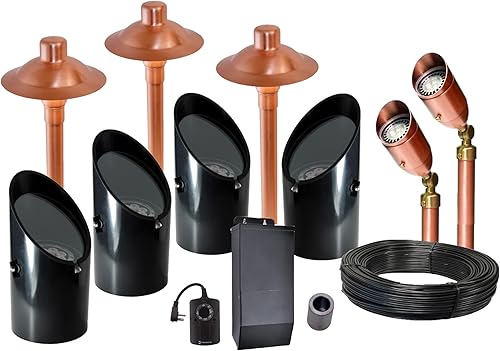 cs9300-led Professional Series 9-Light Paisaje sistema de iluminación