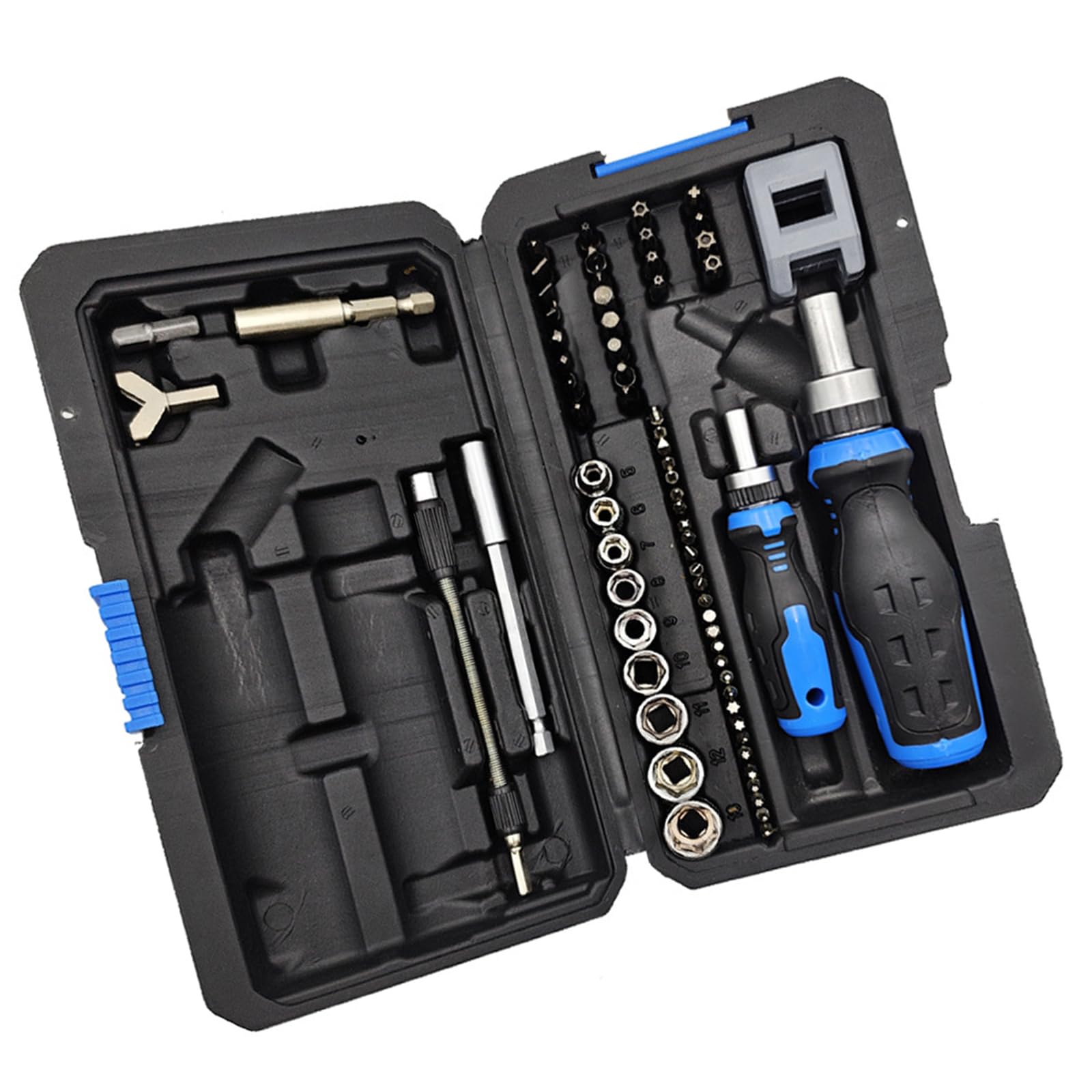 69-Piece Ratchet Screwdriver Set with Chrome Steel Construction for Efficiency Easy to Use Tool
