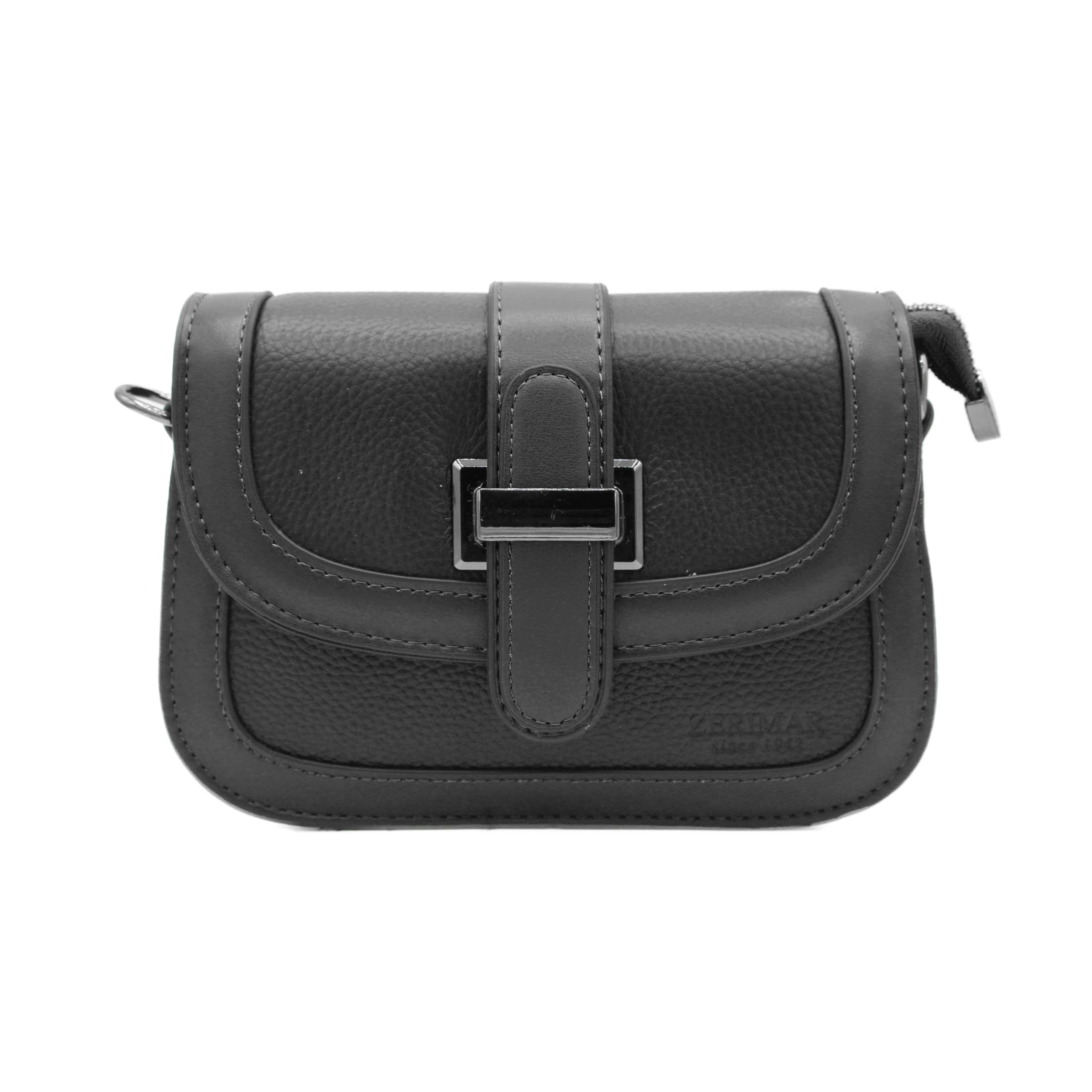 Zerimar Bolsos de Mujer Piel - Bolso de Hombro Casual - Bolso Mujer Elegante Cuero - Bolsos Bandolera - Bandolera ajustable - Medidas: 18x12x7,5cm