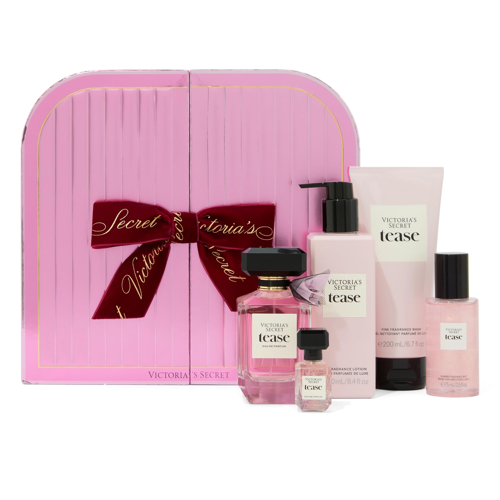 Victoria's Secret Tease Ultimate Fragrance 5 Piece Gift Set: Eau de Parfum, Mist, Lotion & Wash