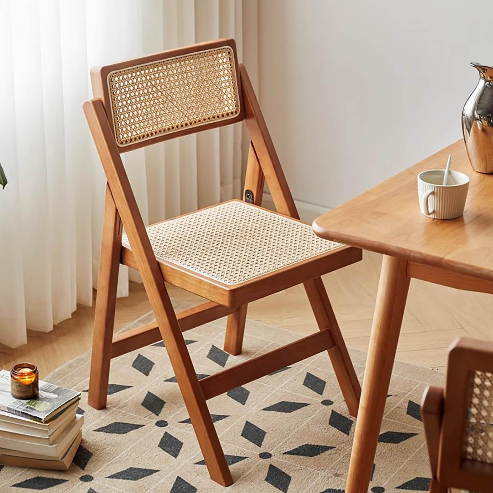 Tavolo e sedie da pranzo in stile bambù in rattan per interni ed esterni - Cina Mobili da Giardino, Mobili per caffè all'aperto