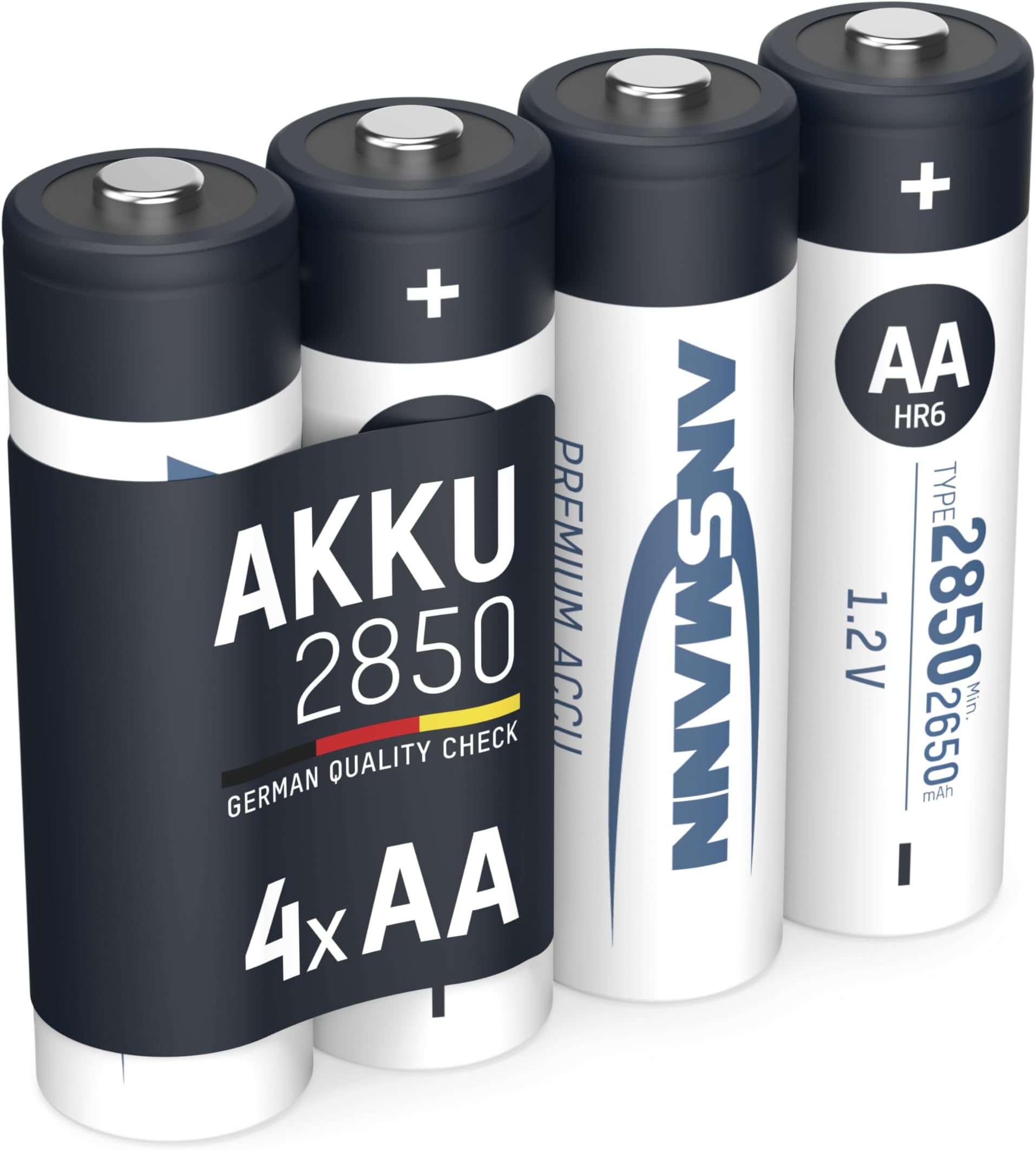 Ansmann2850 mAh Mignon AA NiMH Battery (Pack of 4)