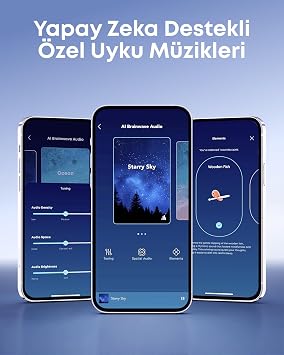 Soundcore Sleep A30 Uyku Kulaklığı, Aktif Gürültü Engelleme (ANC), Pasif İzolasyon, Horlama Maskeleyici, Yan Yatanlar İçin Ultra Konfor, 8-10 Saat Çalma Süresi, Beyaz - D1301 | Bluetooth kulaklık, uyarlanabilir horlama maskesi sistemi, yan yatanlar için ultra konforlu, 45 saat, AI beyin dalgası sesi
