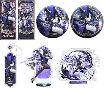 Amazon.co.jp: 原神 グッズセット クロリンデ グッズ キーホルダー