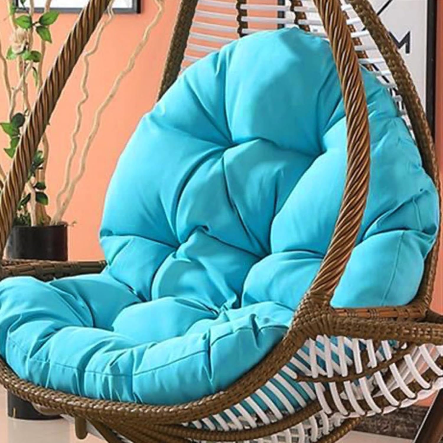 クッション 座布団 ハンモックチェア 食事 お昼寝 テレワーク オールシーズン 在宅ワーク 椅子用 シート 腰痛改善 大人 圧力分散