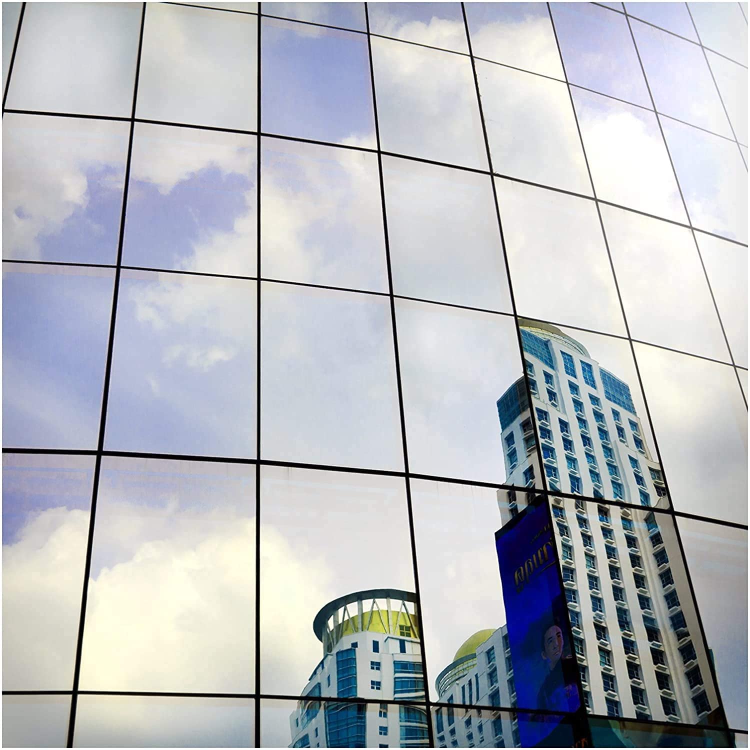 Buy BDF S05 Window Film Daytime Privacy One Way Mirror Silver 5 (48in X