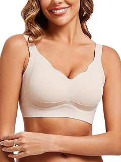 Anti Sagging Full Coverage Bras for Women，No Underwire Bras for Women Wireless Push-Up