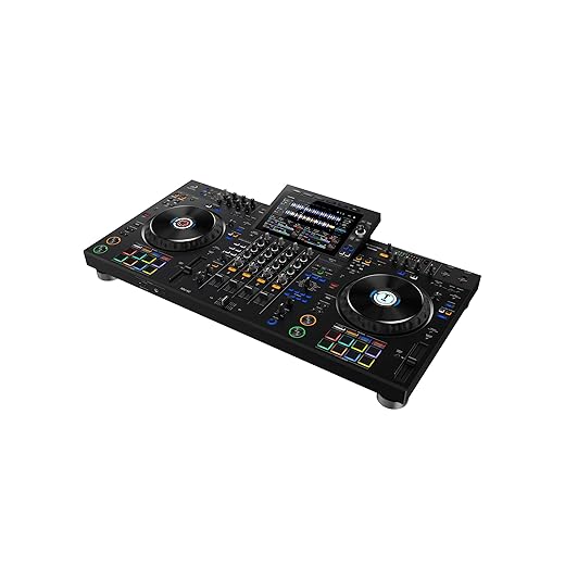 Pioneer DJ XDJ-AZ Professional 4-Deck All-in-One DJ System, 10.1-Inch Touchscreen, Built-in Wi-Fi, SonicLink Wireless Tech, Performance Pads & Beat FX – XDJAZ
