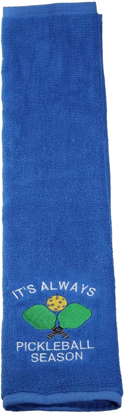 Pickleball Gift Towel It's Always Pickleball Season Embroidered Towel Gift for Pickleball Lover (Pickleball Season) - Image 7