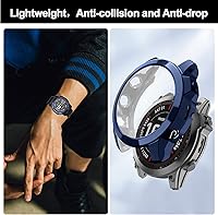 Vista 3 de Funda compatible con Garmin Fenix 7/Fenix 7 Solar Smart Watch, TPU resistente a los arañazos (no compatible con Fenix 7S/7X)