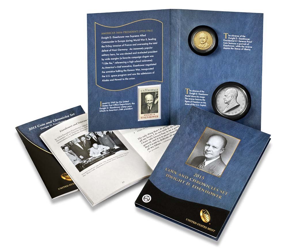Amazon.com: 2015 P Presidential Coin & Chronicles Set - Dwight D
