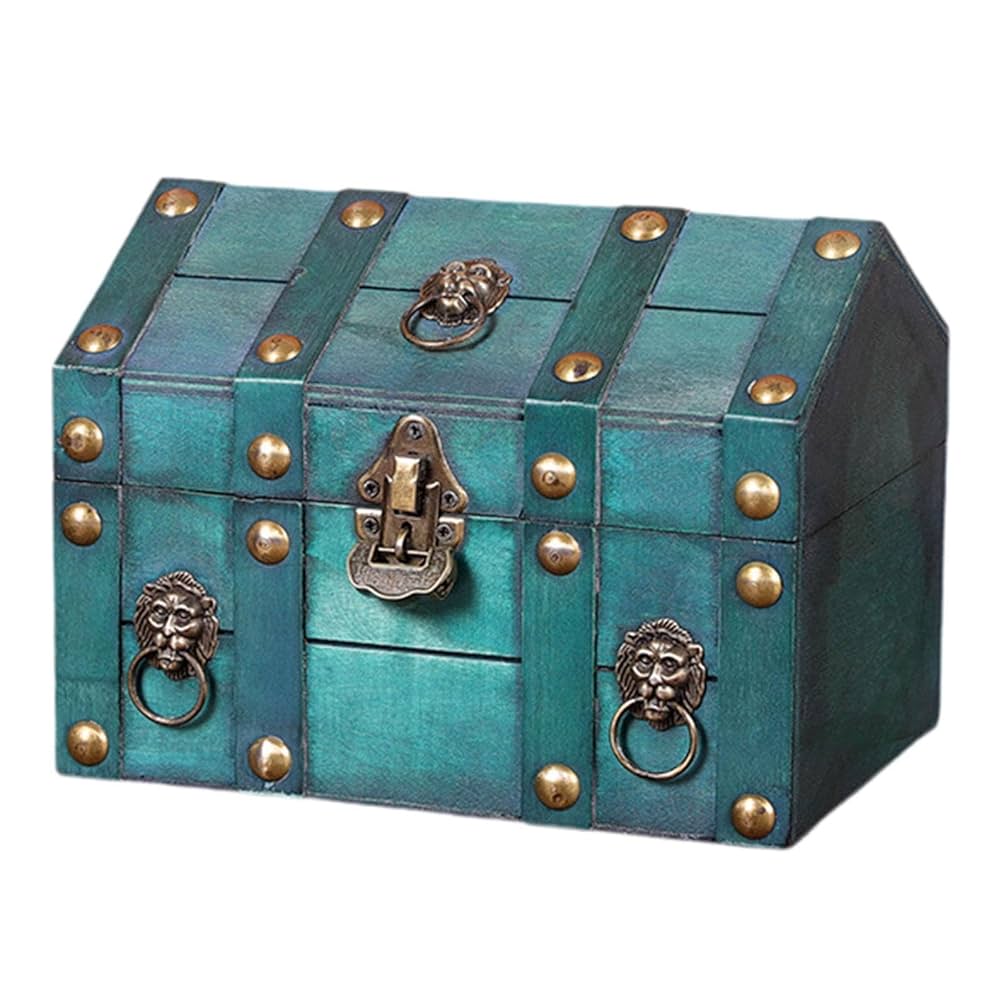 アンティーク　象嵌細工　ジュエリー ボックス　小物入れ　 鍵付き Amazon.co.jp: Besga 鍵と鍵穴付き宝箱ジュエリーボックス